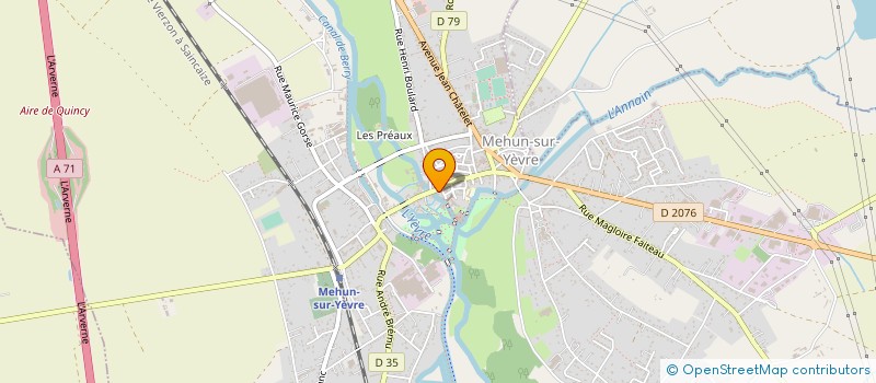 localisation de l'entreprise SCI JEANNE D ARC  MEHUN-SUR-YEVRE