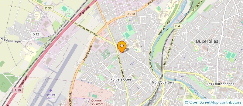 localisation de l'entreprise SCI JEANNE D ARC à POITIERS