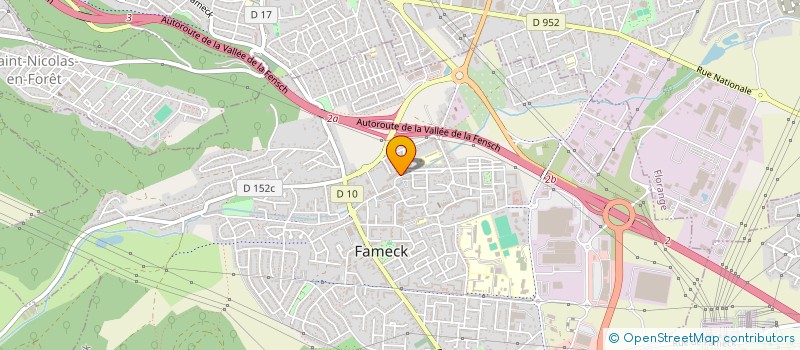 localisation de l'entreprise SCI JEANNE D'ARC  FAMECK