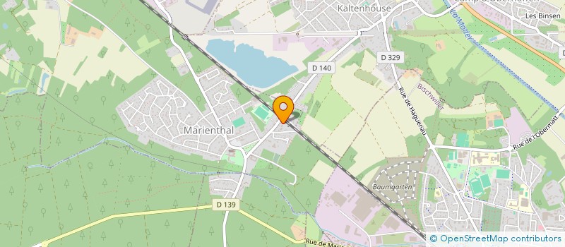 localisation de l'entreprise SCI JEANNE D'ARC  HAGUENAU