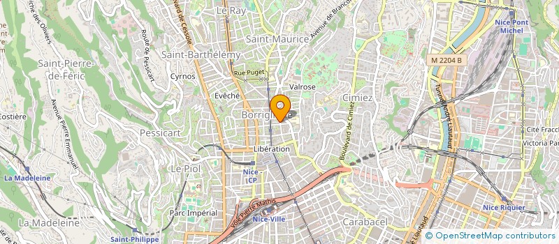 localisation de l'entreprise SCI JEANNE D'ARC à NICE