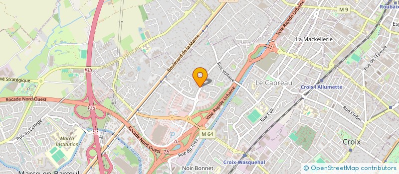 localisation de l'entreprise SCI JEANNE D ARC  WASQUEHAL