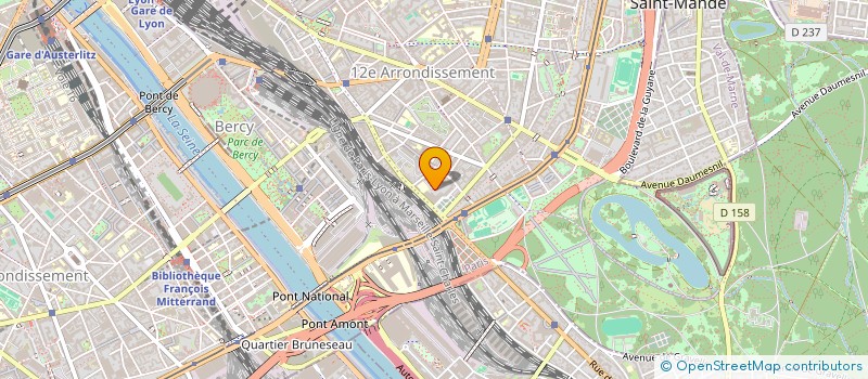 localisation de l'entreprise SCI JEANNE D'ARC  PARIS