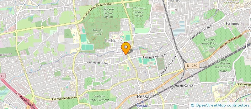 localisation de l'entreprise SCI JEANNE D'ARC  PESSAC