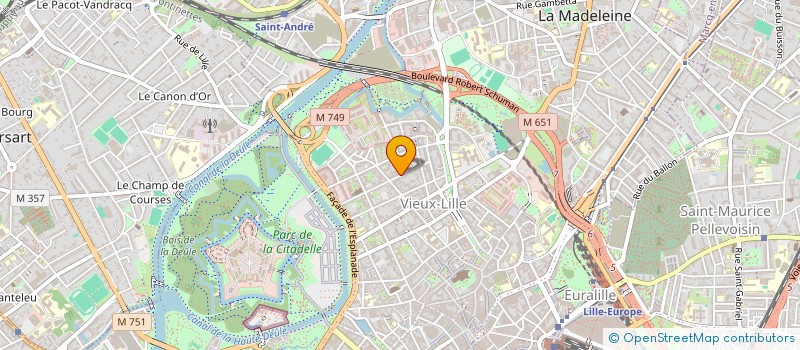 localisation de l'entreprise SCI JEANNE D'ARC à LILLE