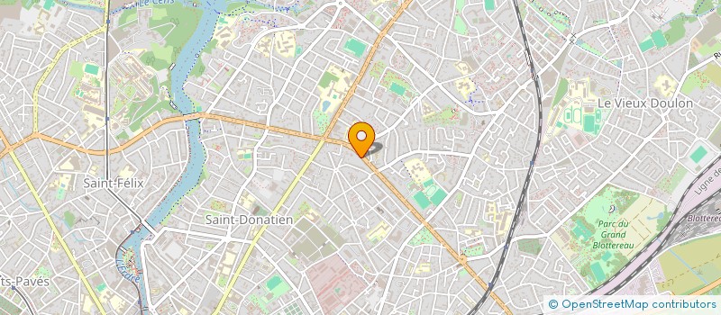 localisation de l'entreprise SCI JEANNE D'ARC DE TALENSAC  JAT  NANTES