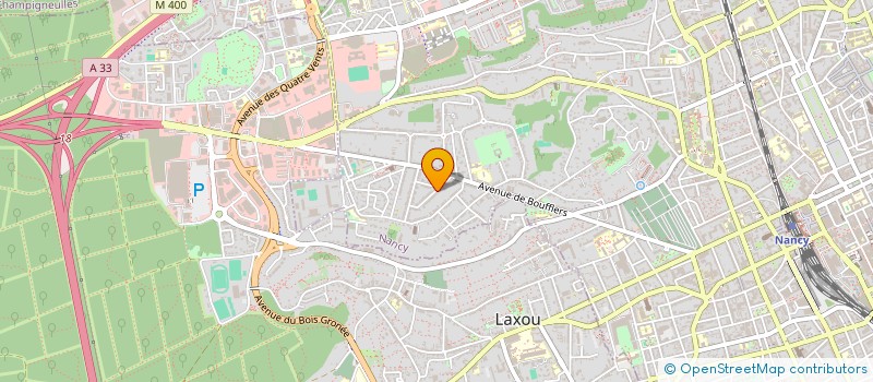 localisation de l'entreprise SCI JEANNE D'ARC LECLERC  NANCY