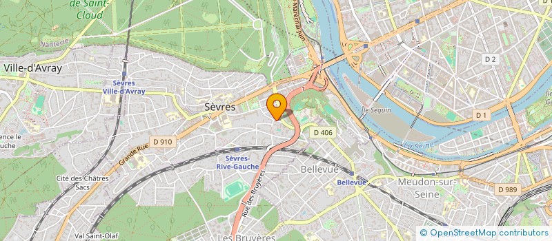 localisation de l'entreprise SCI JEANNE D'ARCUEIL  SEVRES