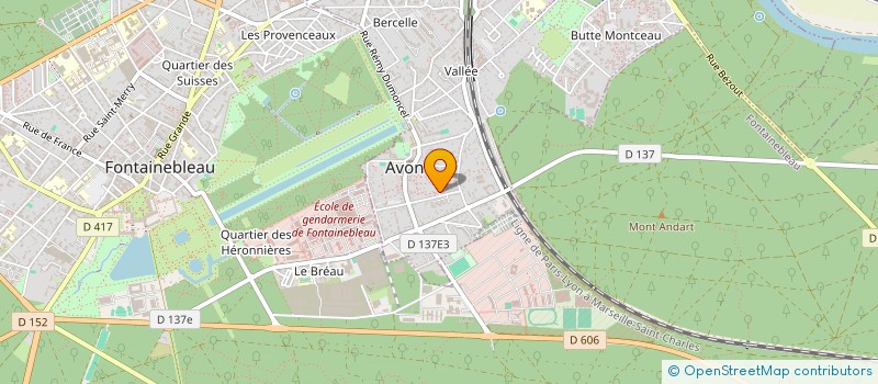 localisation de l'entreprise SCI JEANNE DARC  AVON