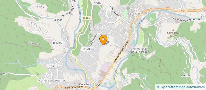 localisation de l'entreprise SCI JEANNE DARC  AVEZE