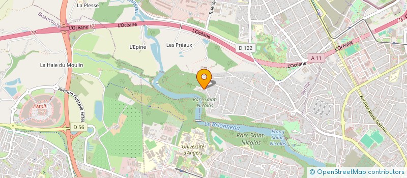 localisation de l'entreprise SCI JEANNE DE LAVAL à AVRILLE