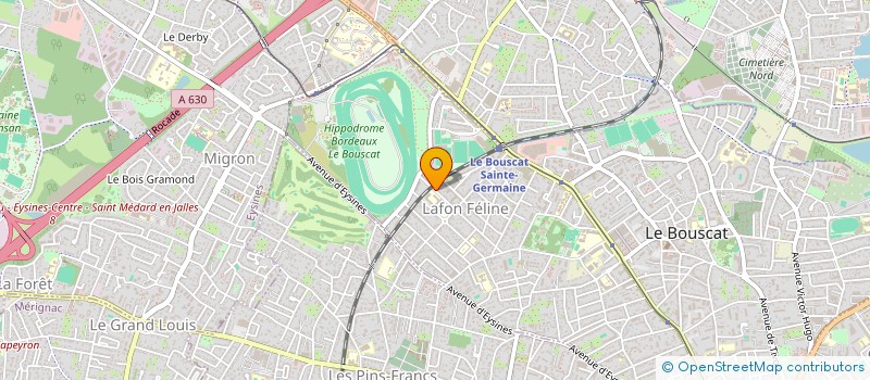 localisation de l'entreprise SCI JEANNE-ES  LE BOUSCAT