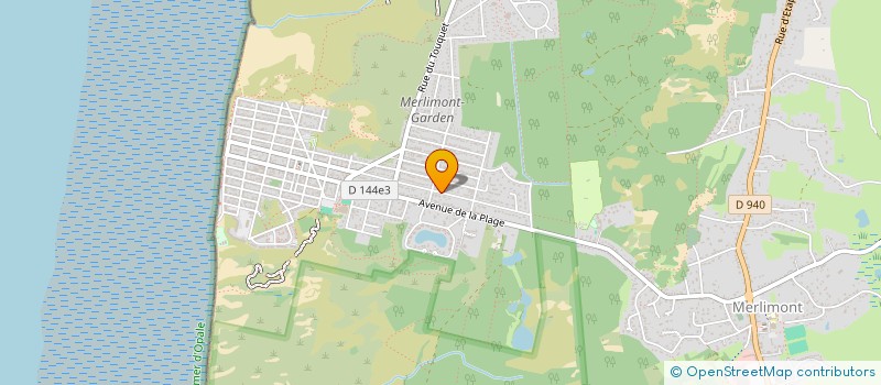 localisation de l'entreprise SCI JEANNE ET ALFRED  MERLIMONT