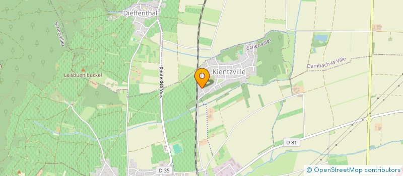 localisation de l'entreprise SCI JEANNE ET ANTOINE  SCHERWILLER