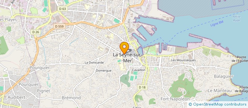 localisation de l'entreprise SCI JEANNE GRAVIER à LA SEYNE-SUR-MER