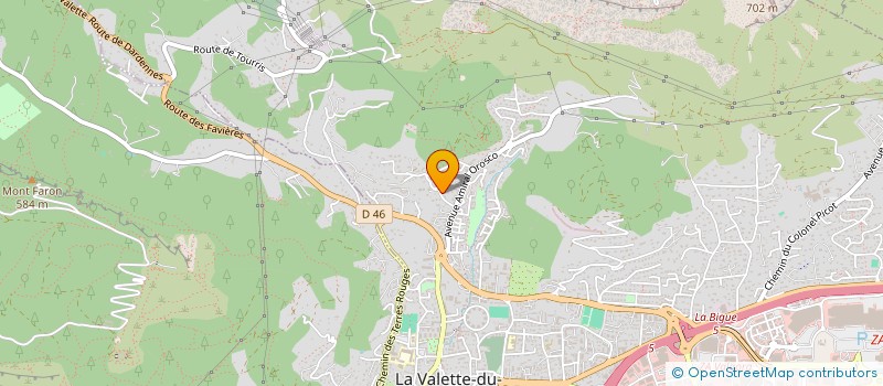 localisation de l'entreprise SCI JEANNE HACHETTE à LA VALETTE-DU-VAR