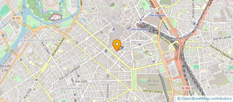 localisation de l'entreprise SCI JEANNE MAILLOTTE à LILLE