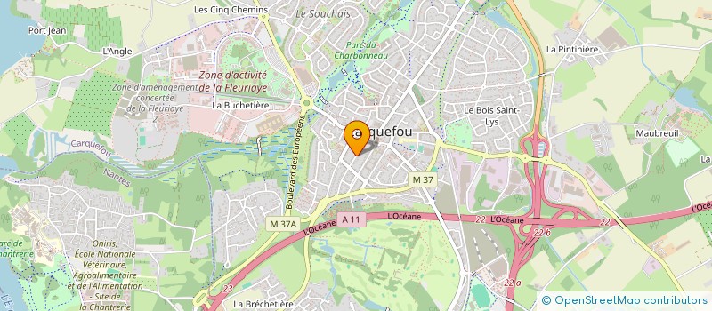 localisation de l'entreprise SCI JEANNE SPOHR  CARQUEFOU