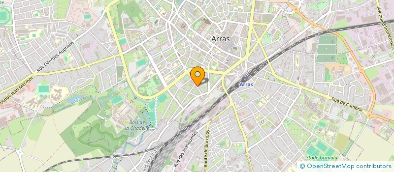 localisation de l'entreprise SCI JEANNEBART  ARRAS