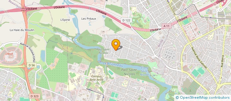 localisation de l'entreprise SCI JEANNELE à AVRILLE