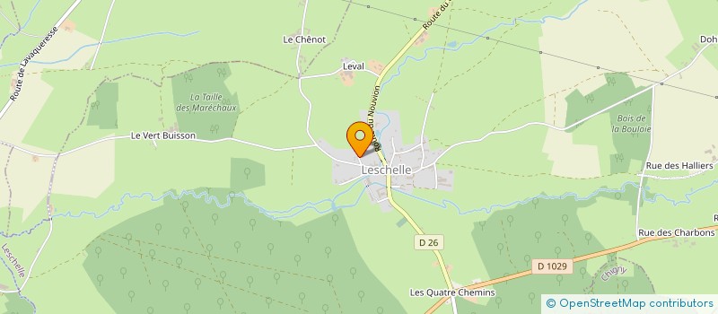 localisation de l'entreprise SCI JEANNELOU  LESCHELLE