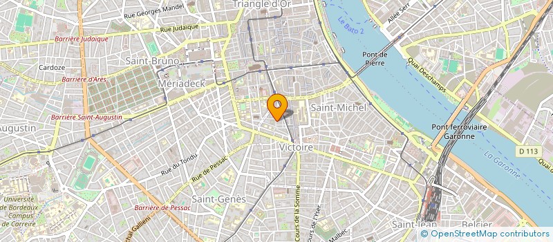 localisation de l'entreprise SCI JEANNEMARIE  BORDEAUX