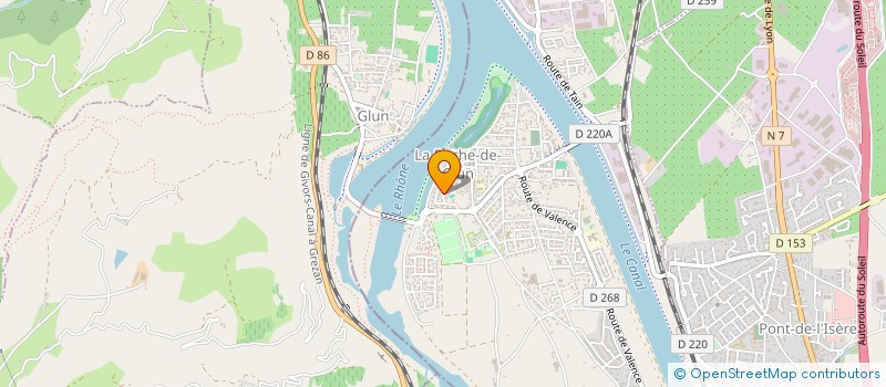 localisation de l'entreprise SCI JEANNEROT  TAIN L HERMITAGE