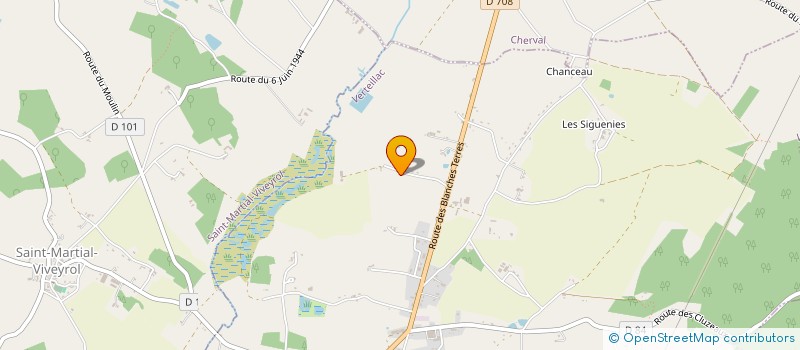 localisation de l'entreprise SCI JEANNETEAU  SAINT-PAUL-LIZONNE