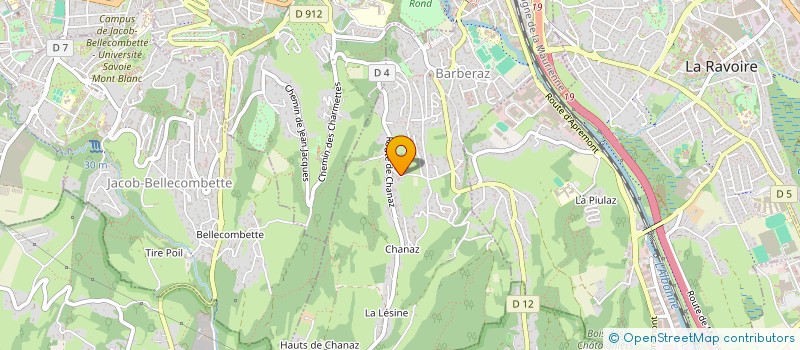 localisation de l'entreprise SCI JEANNETROGER  BARBERAZ