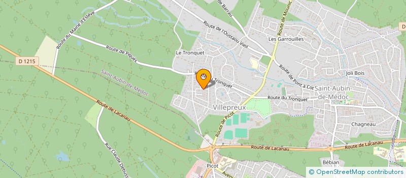 localisation de l'entreprise SCI JEANNIENE  SAINT-AUBIN-DE-MEDOC