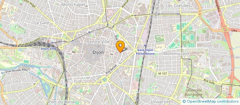 localisation de l'entreprise SCI JEANNIN à DIJON