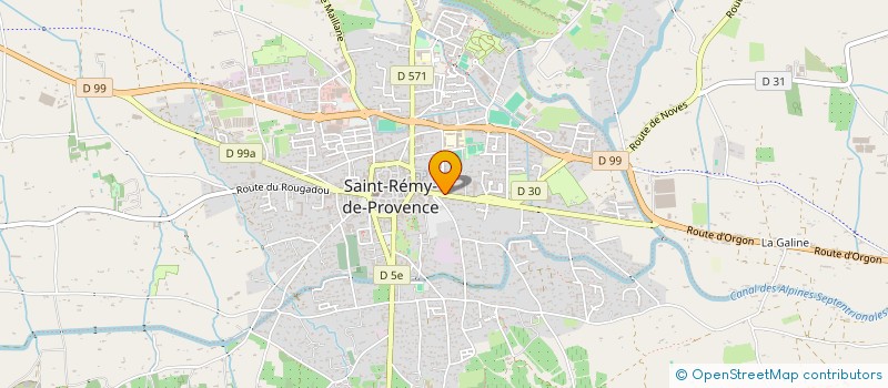 localisation de l'entreprise SCI JEANNINE à SAINT-REMY-DE-PROVENCE