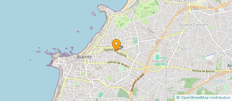 localisation de l'entreprise SCI JEANNIOT à BIARRITZ