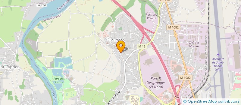 localisation de l'entreprise SCI JEANNOT  ANDREZIEUX-BOUTHEON