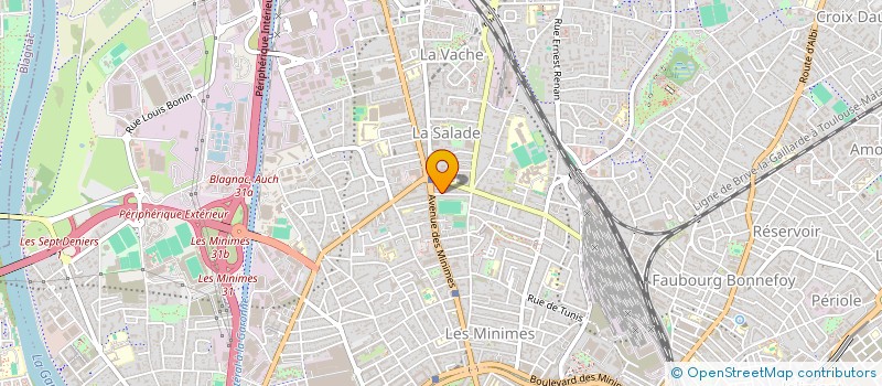 localisation de l'entreprise SCI JEANNOT à TOULOUSE
