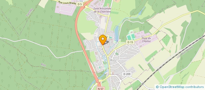 localisation de l'entreprise SCI JEANNOT ET FILS  RIOZ