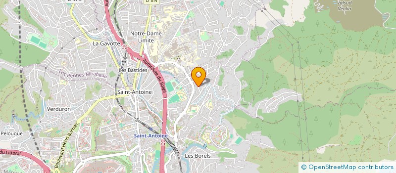 localisation de l'entreprise SCI JEANON à MARSEILLE