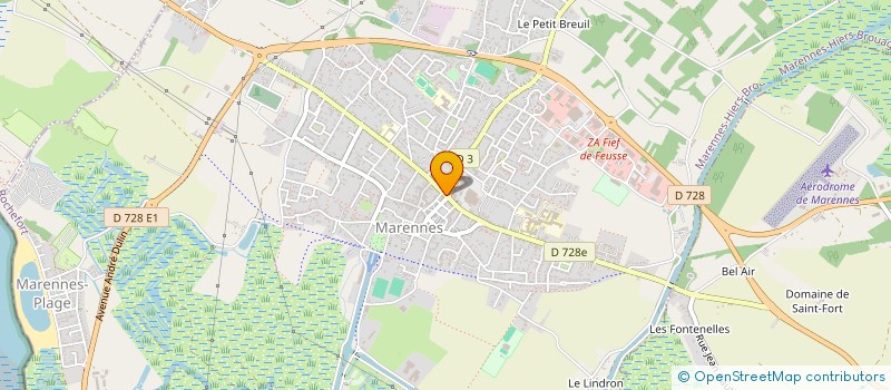 localisation de l'entreprise SCI JEANPADO  MARENNES-HIERS-BROUAGE