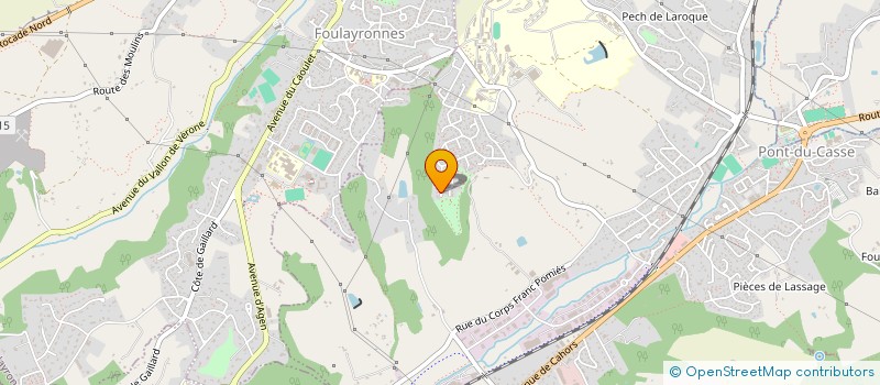 localisation de l'entreprise SCI JEANPATODAGEN  PONT-DU-CASSE