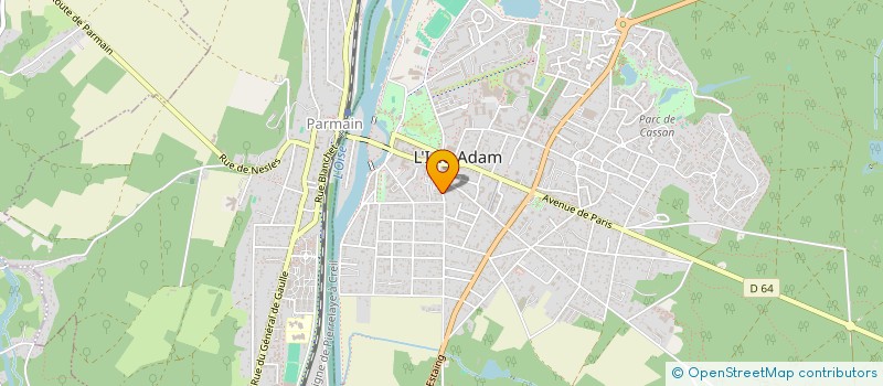 localisation de l'entreprise SCI JEANPHIL  L'ISLE-ADAM