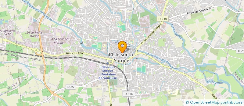 localisation de l'entreprise SCI JEANPHIL  L'ISLE-SUR-LA-SORGUE