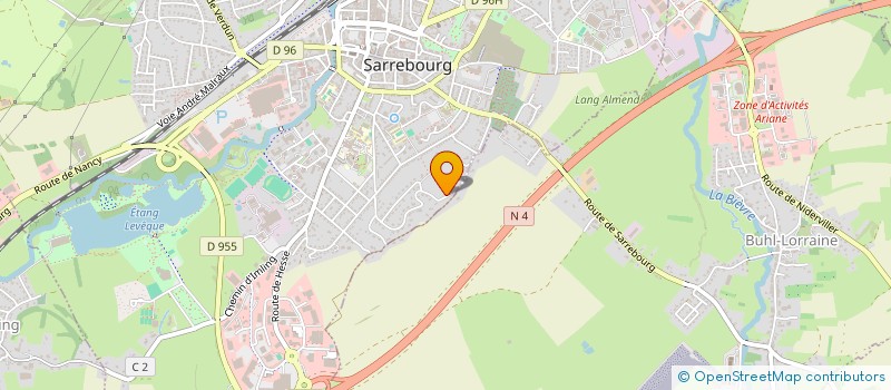 localisation de l'entreprise SCI JEANPIPAR22 à SARREBOURG