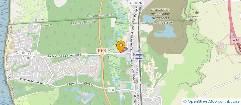 localisation de l'entreprise SCI JEANPOCAM  CAMIERS