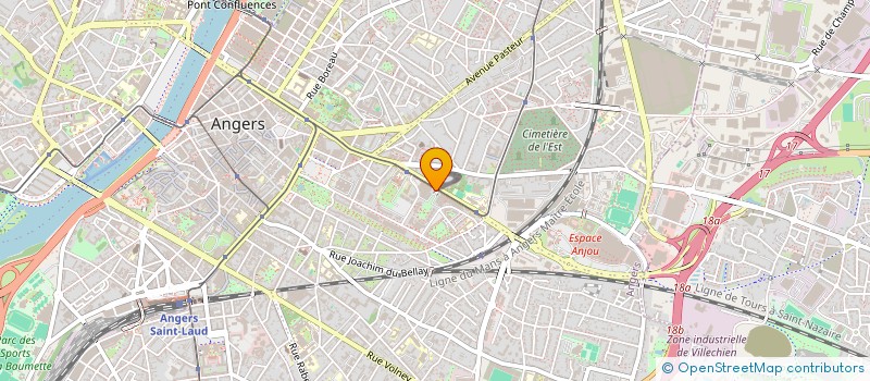 localisation de l'entreprise SCI JEANREGINE à ANGERS