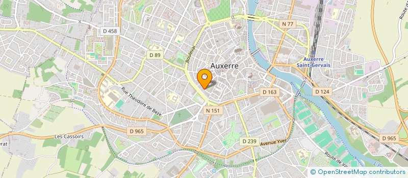 localisation de l'entreprise SCI JEANRES à AUXERRE