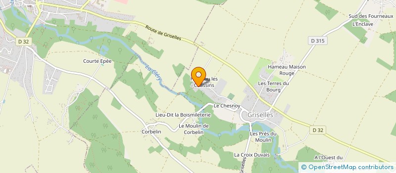 localisation de l'entreprise SCI JEANSEVE  GRISELLES