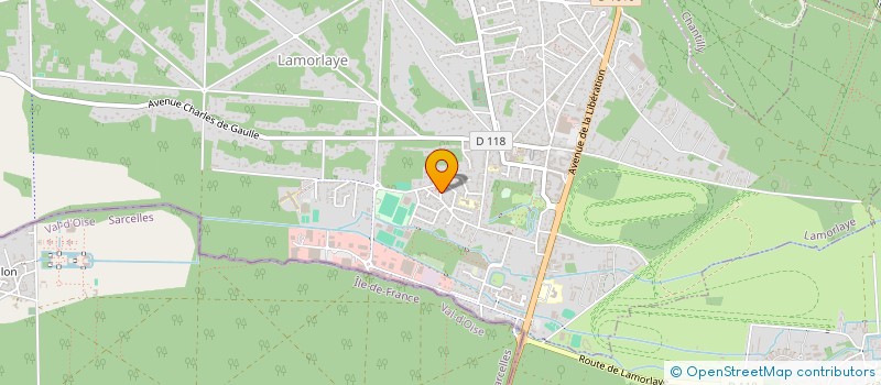 localisation de l'entreprise SCI JEANTET  LAMORLAYE