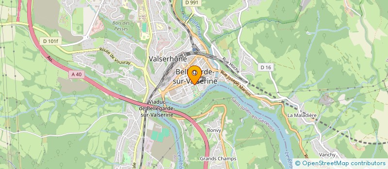 localisation de l'entreprise SCI JEANTHO à VALSERHONE