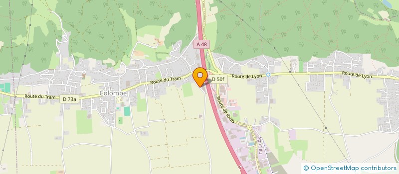 localisation de l'entreprise SCI JEANVAL  COLOMBE