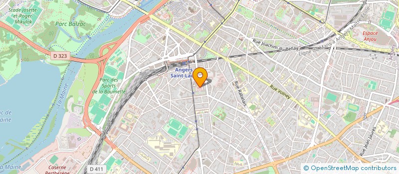 localisation de l'entreprise SCI JEANVOINE à ANGERS